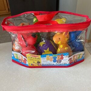 Melissa & Doug Bowling Friends Toy Set - Red, Yellow, Blue
